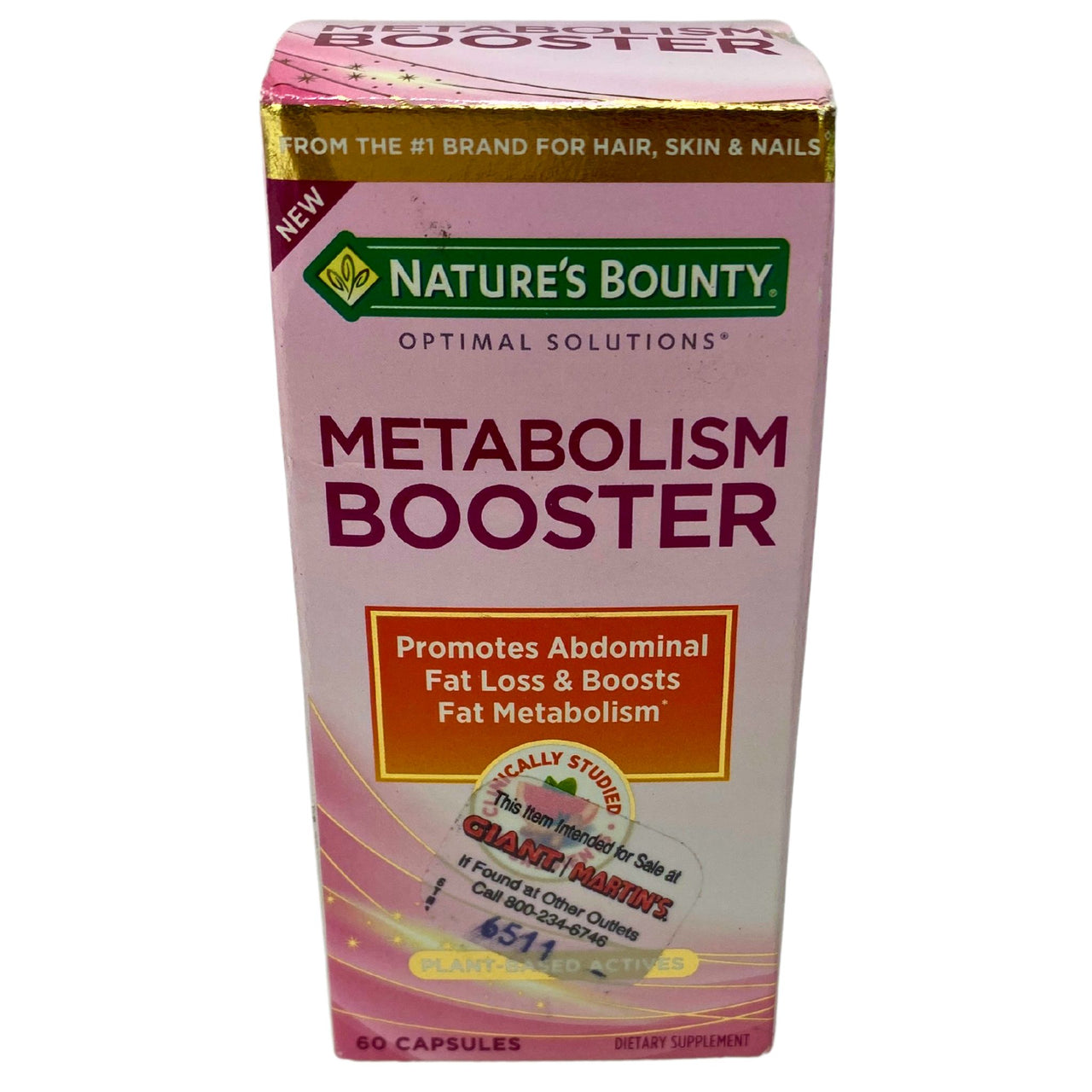 Nature's Bounty Optimal Solutions Metabolism Booster