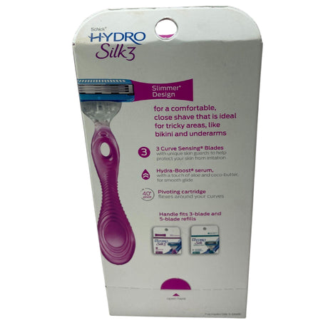 Schick Hydro Silk3 2x Cartridges & 1 Handle 