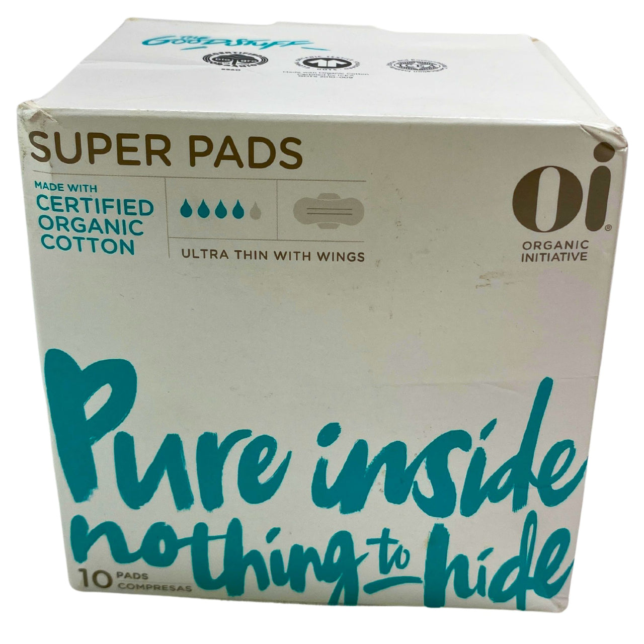 OI Organic Initiative Super Pads Made