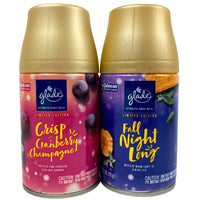 Thumbnail for Glade Crisp Cranberry Champagne & Fall Night Long limited Edition Automatic  Spray Refill 6.2OZ (60 Pcs Lot)