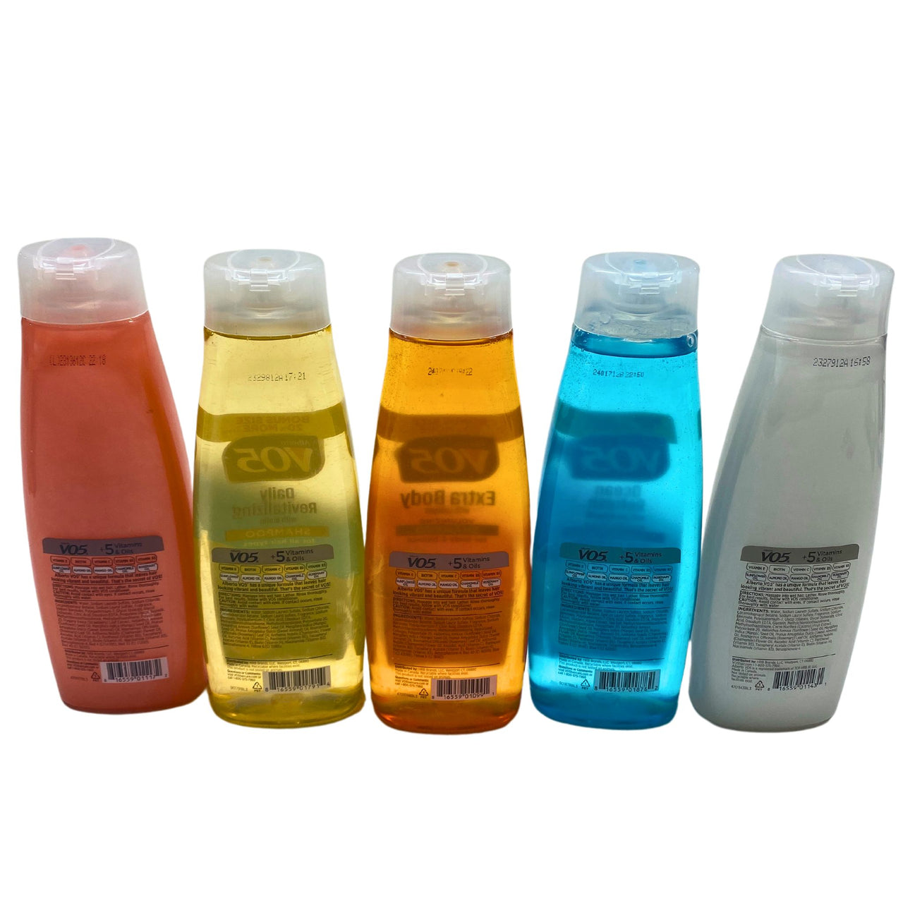 Alberto V05 Assorted Shampoo Mix includes Assorted Scents