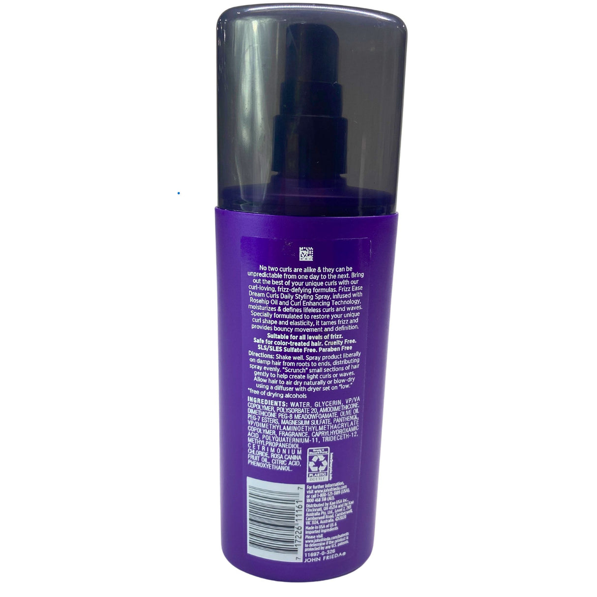 John Frieda Frizz Ease Dream Curls Daily Styling Spray Defines 