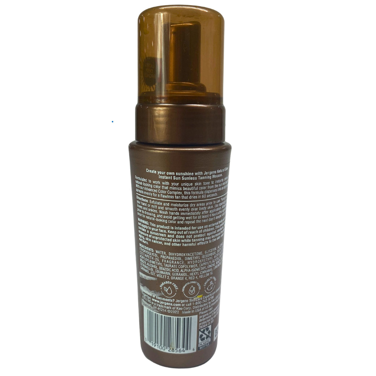 Jergens Natural Glow Instant Sun Flawless,Bronze Sunless Tanning Mousse