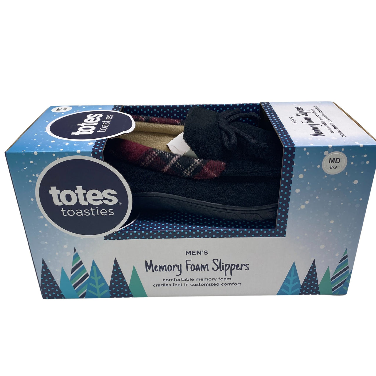 Totes Toasties Men's Memory Foam Slippers 