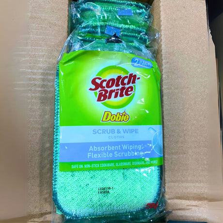 Scotch-Brite Dobie Scrub & Wipe cloths Absorbent