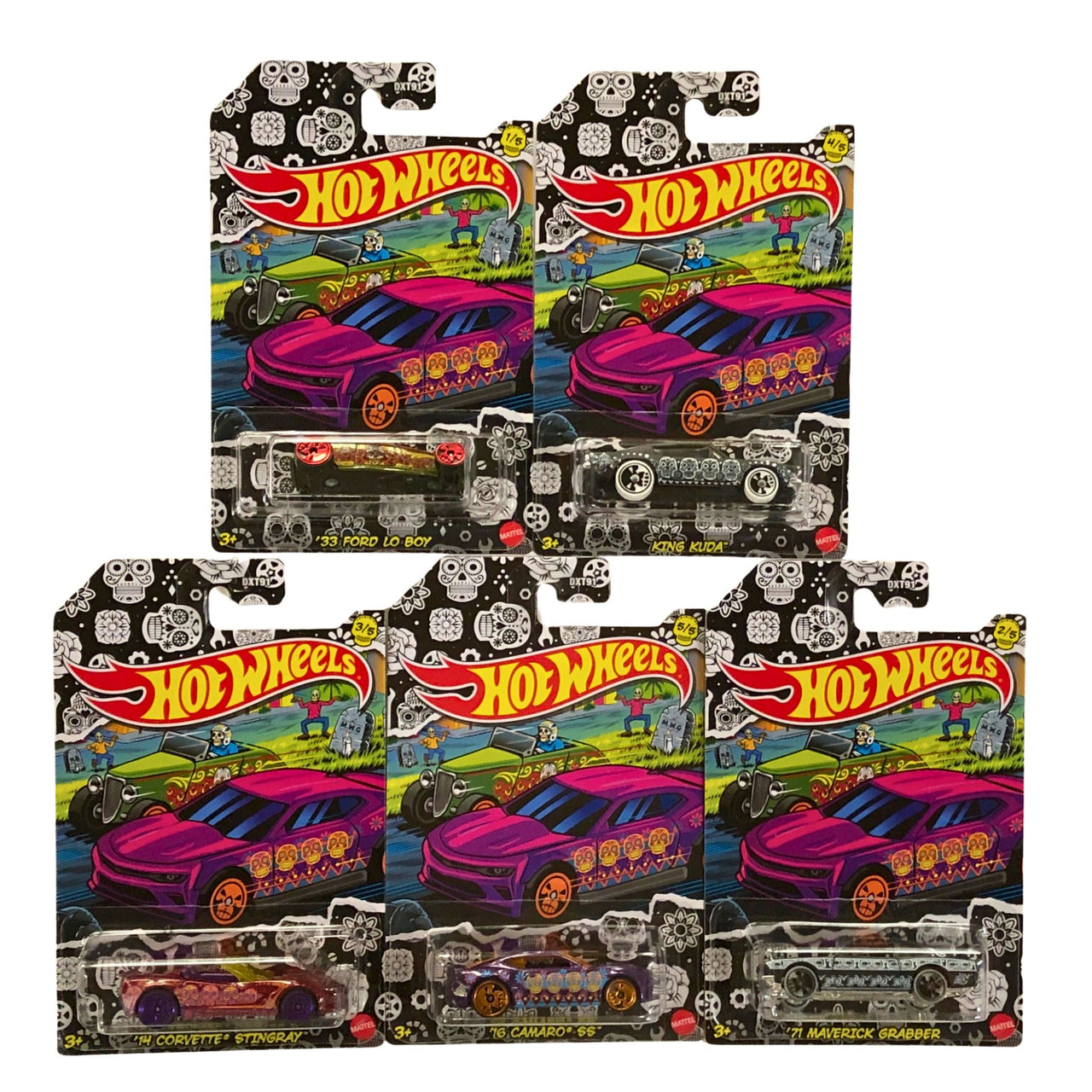 Hot Wheels Skull Edition for Ages 3+ 