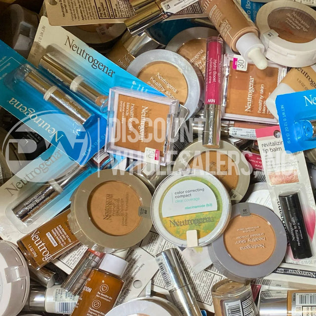 Neutrogena Makeup Mix Include Foundations,Powders,Primers,Concealers,Lips and More (100 Pcs Lot)