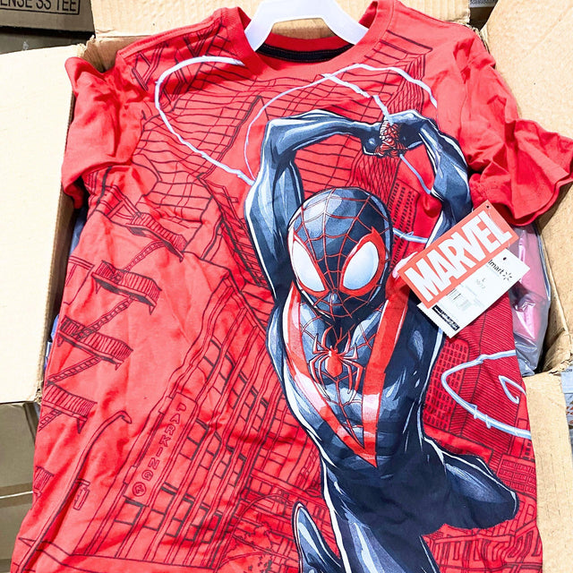 Marvel Spider-Man Boys Shirt Size L(10/12) ( 48 Pcs Lot )