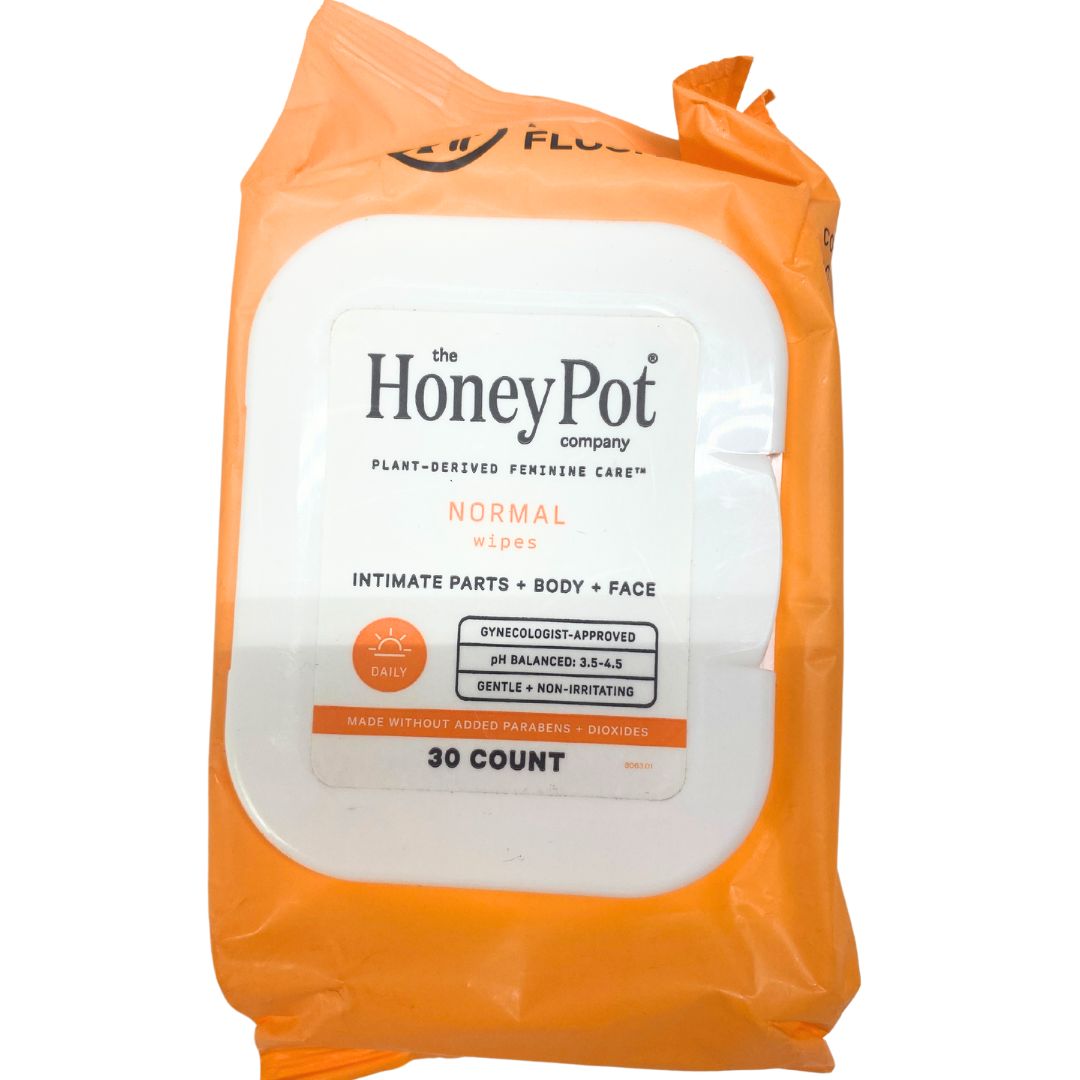 HoneyPot Plant-Derived Feminine Care Normal Wipes 