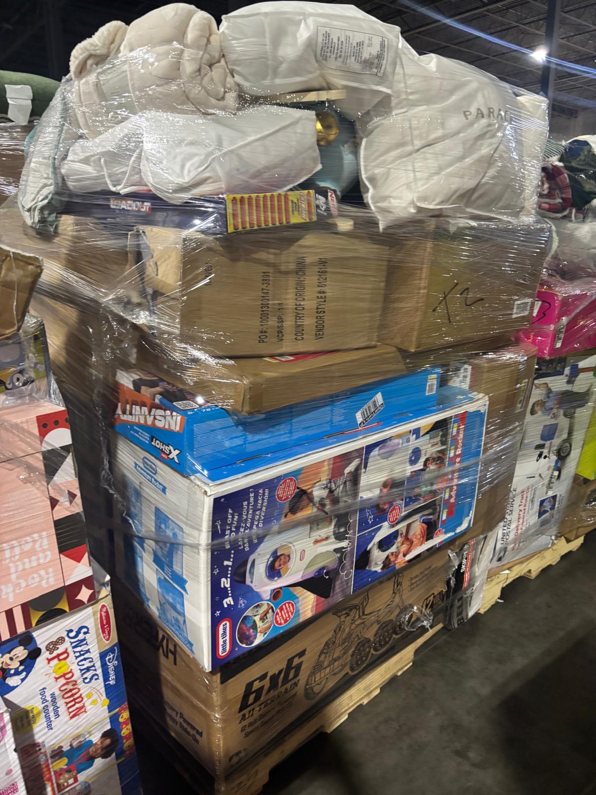 Camiones Completos de Mercancía General TGT – Devoluciones, Shelf Pulls y Sobrantes de Inventario – 26 Pallets
