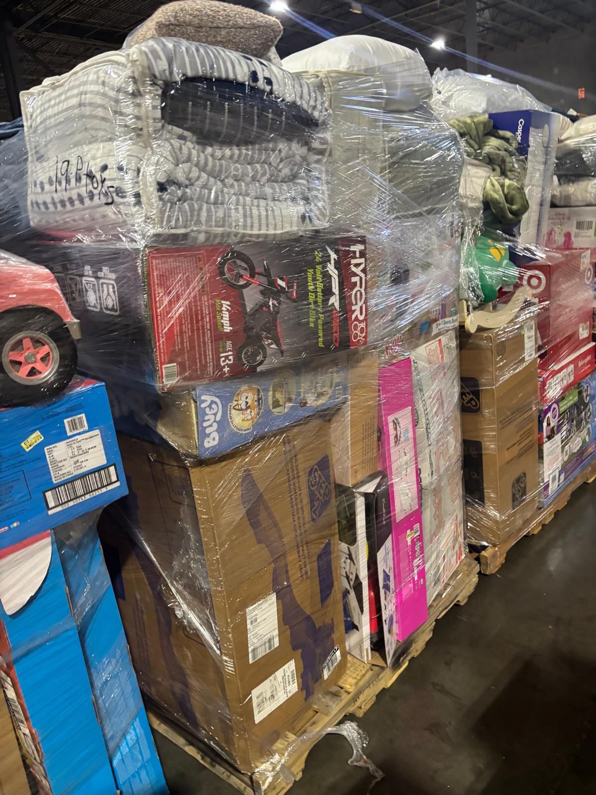 Camiones Completos de Mercancía General TGT – Devoluciones, Shelf Pulls y Sobrantes de Inventario – 26 Pallets