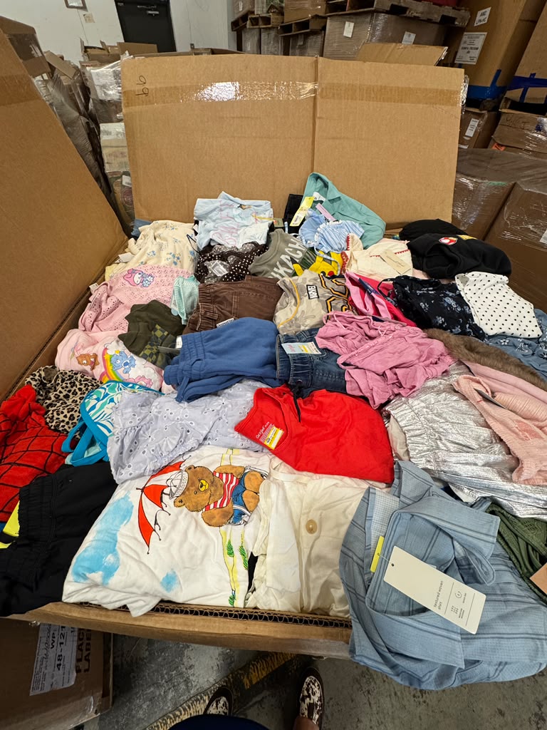Camiones Completos de Ropa Mixta TGT – Ropa de Mujer, Hombre y Niños (26 Pallets Por Camión)