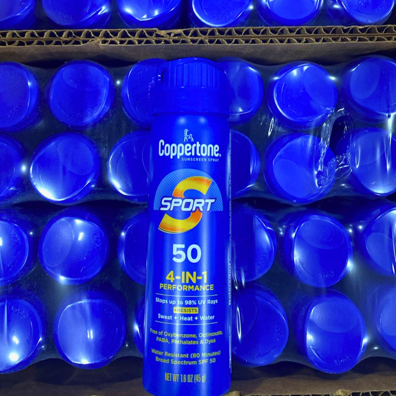 Coppertone Sunscreen Spray Sport 50 4-IN-1 Performance