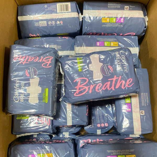 Carefree Breathe 28 Super Pads 