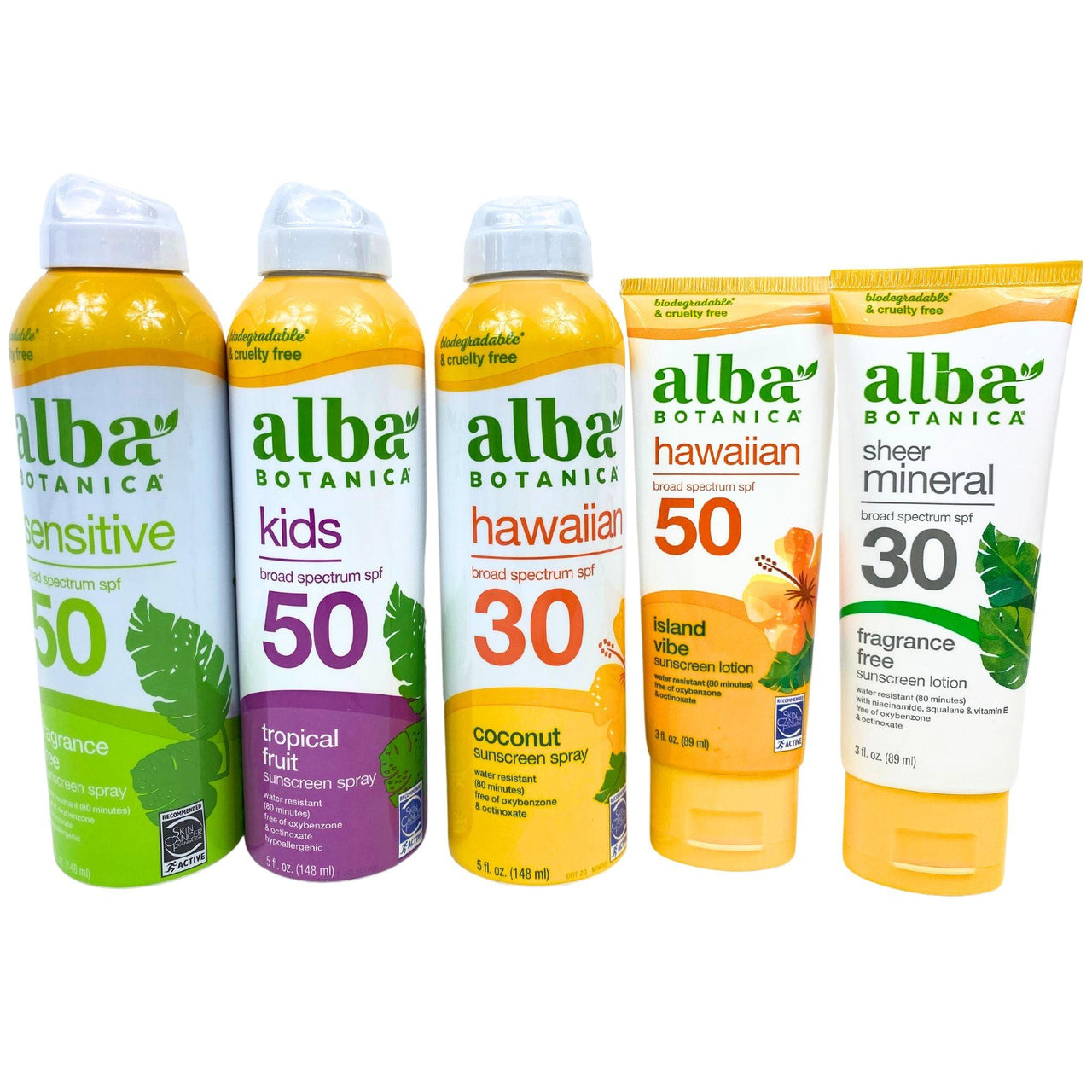 Alba Botanica Assorted Sunscreen (50 Pcs Lot) - Discount Wholesalers Inc
