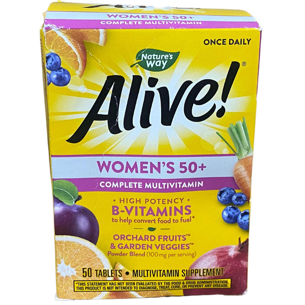 Alive! Women's 50+ Complete Multivitamin ( 50 Pcs Box ) - Discount Wholesalers Inc