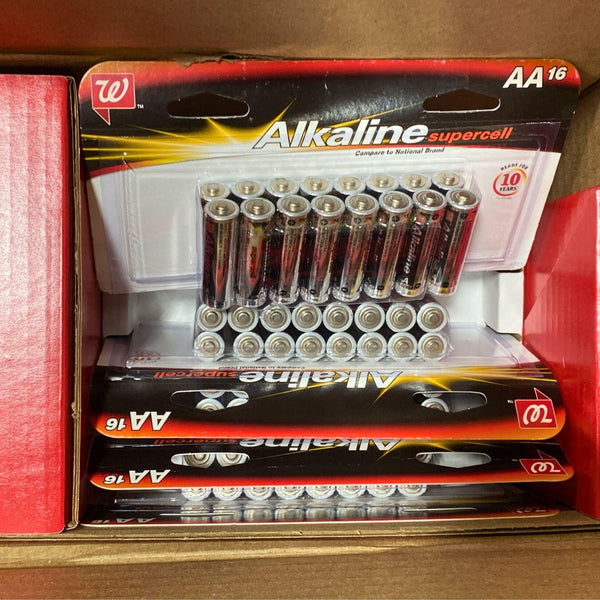 Alkaline Supercell compare to National Brand AA16 (36 Pcs Lot) - Discount Wholesalers Inc