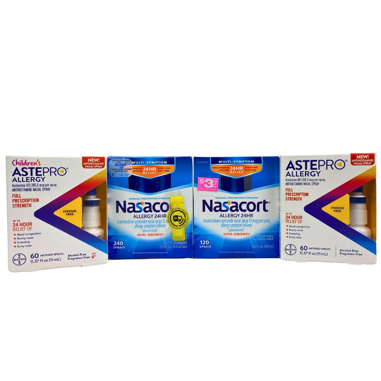 Allergy Nasal Spray Mix up to 24HR Relief For Children & Adults (35 Pcs Lot) - Discount Wholesalers Inc