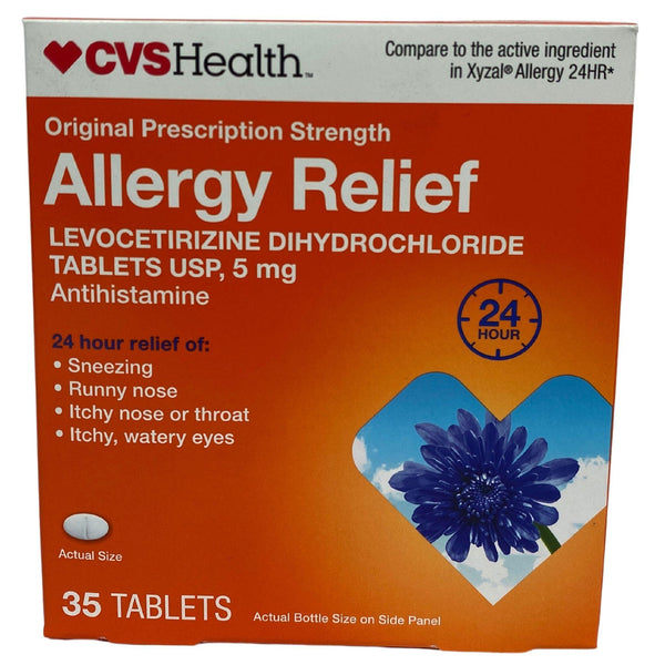 Allergy Relief Allergy Relief Levocetirizine Dihydrochloride Tablets (80 Pcs Lot) - Discount Wholesalers Inc