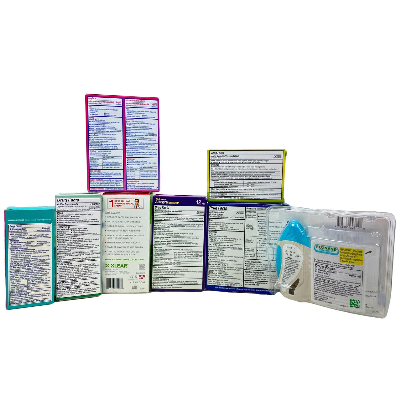 Allergy Relief Mix - for Children & Adults (40 Pcs Lot) - Discount Wholesalers Inc