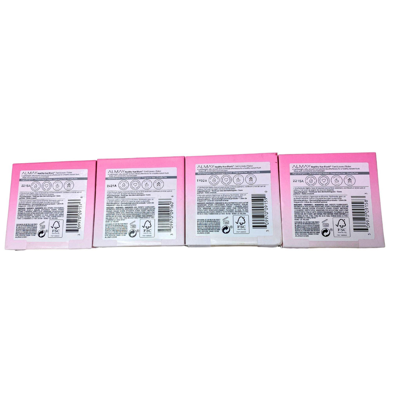 Almay Healthy Hue Pressed Powder Blush Assorted Colors 0.17oz/5g (50 Pcs Lot) - Discount Wholesalers Inc