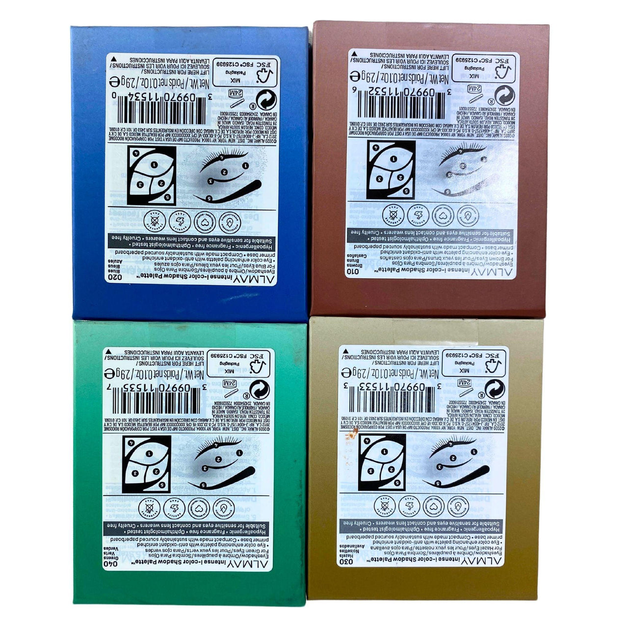 Almay Intense I-Color Shadow Palette 0.1OZ Assorted Mix (50 Pcs Lot) - Discount Wholesalers Inc