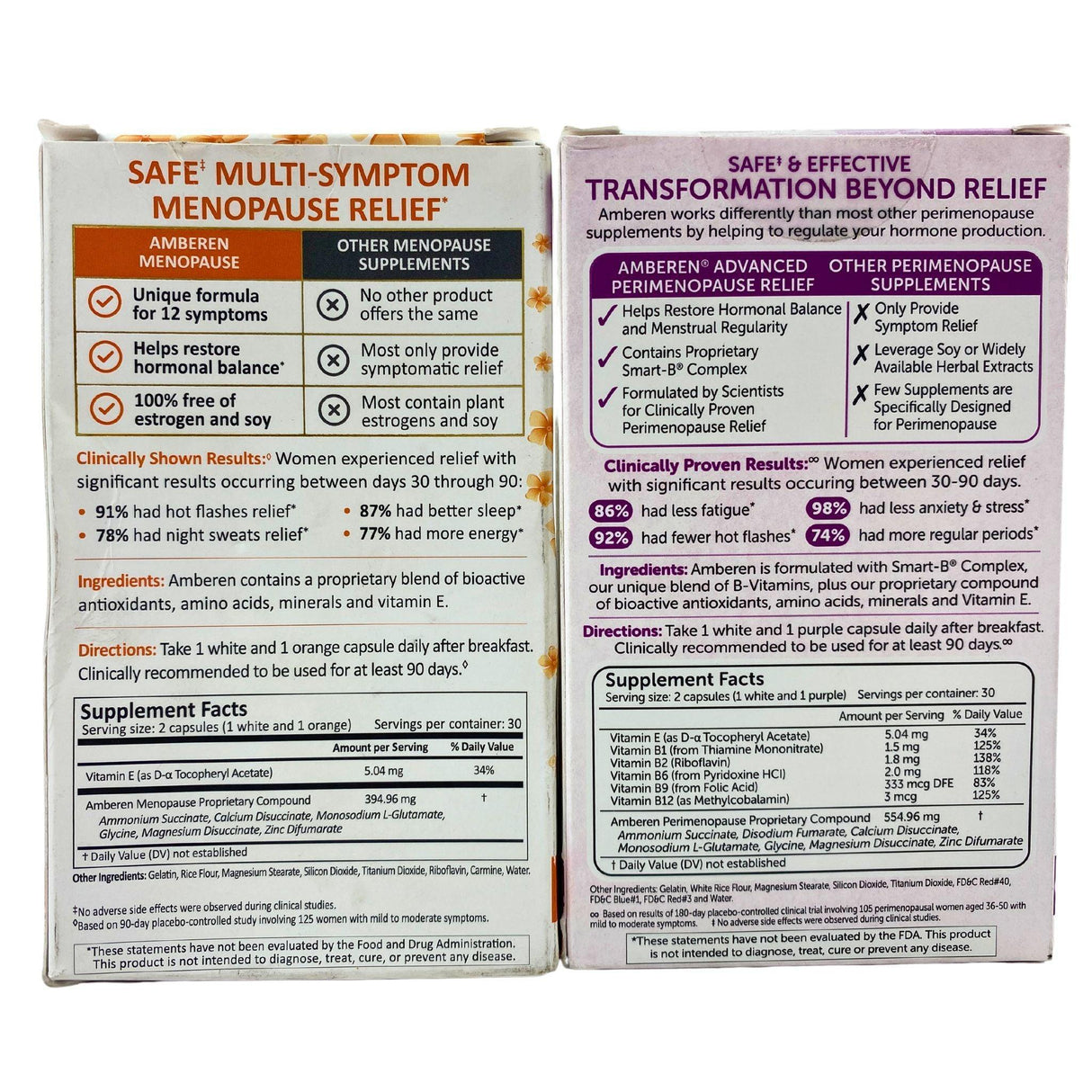 Amberen Capsules Mix (14 Pcs Lot) - Discount Wholesalers Inc