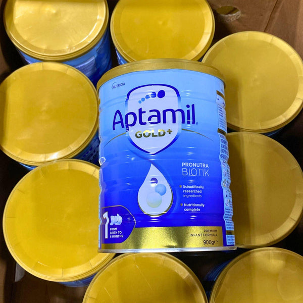 Aptamil Gold+ Premium Infant Formula From Birth to 6 Months (24 Pcs lot) - Discount Wholesalers Inc