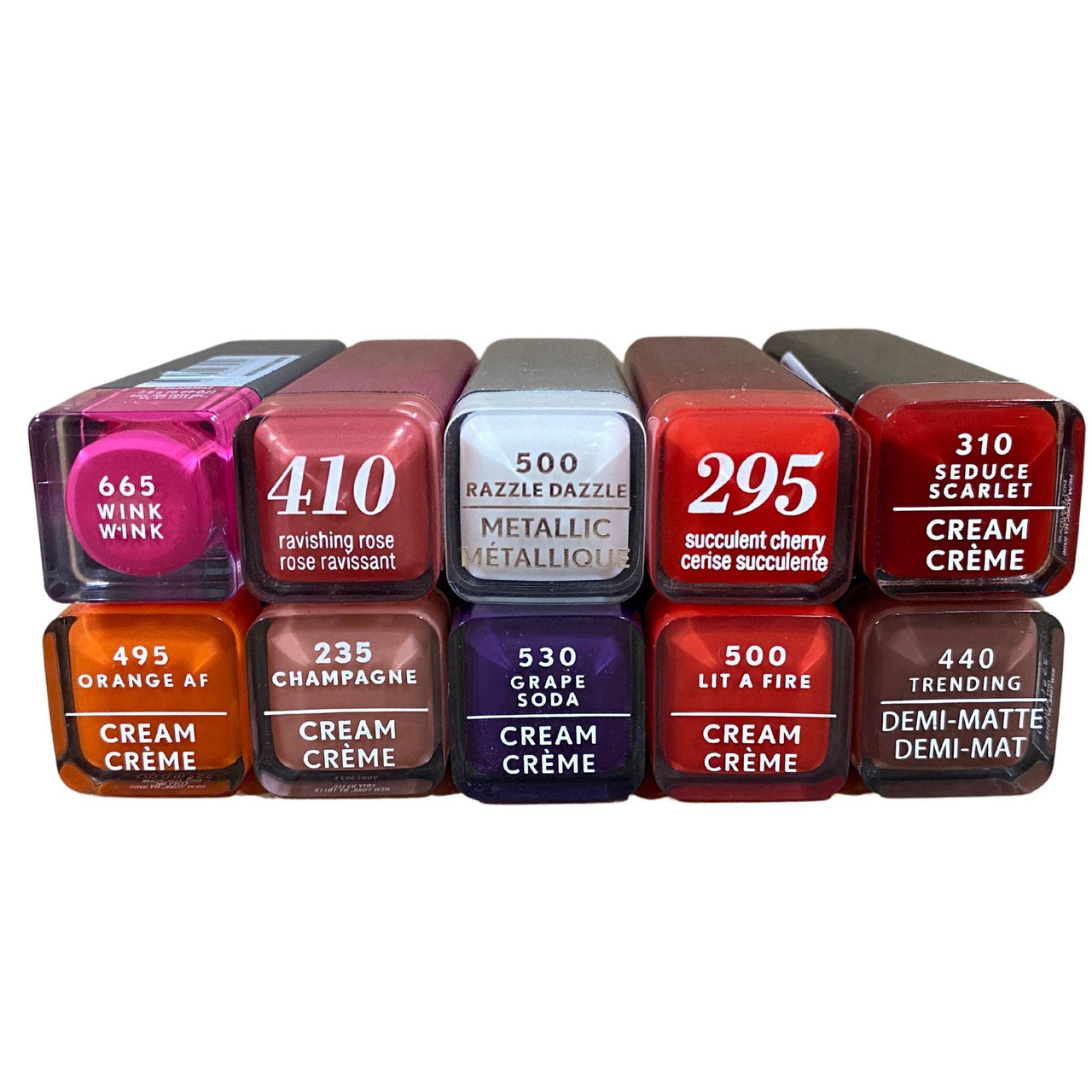 Assorted Covergirl lipsticks (50 Pcs Box) - Discount Wholesalers Inc