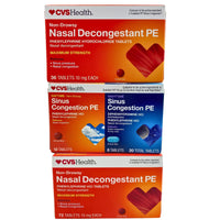 Thumbnail for Assorted Decongestant Tablets Mix (50 Pcs Lot) - Discount Wholesalers Inc