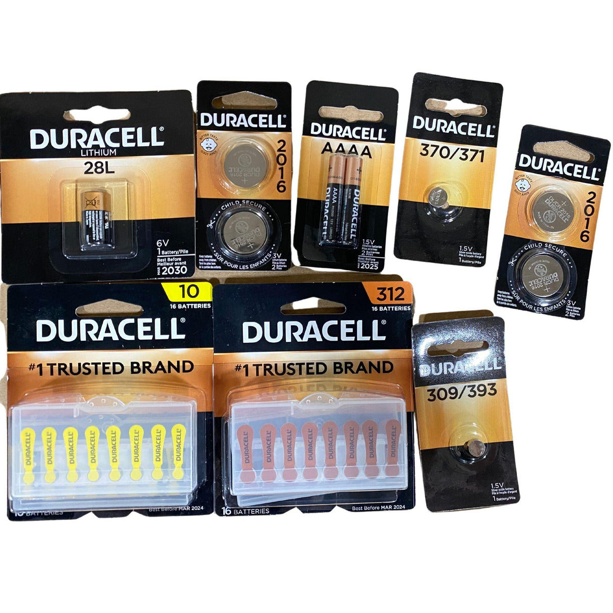 Assorted Duracell Batteries ( 50 Pcs Box ) - Discount Wholesalers Inc