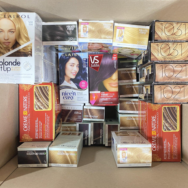 Assorted Hair Dyes - Wholesale (50 Pcs Box) - Discount Wholesalers Inc