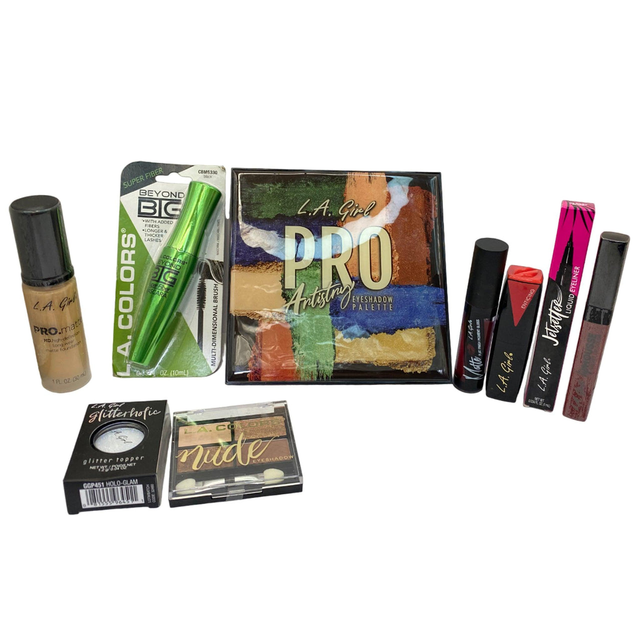 Assorted L.A. Girl Makeup Products (50 Pcs Box) - Discount Wholesalers Inc