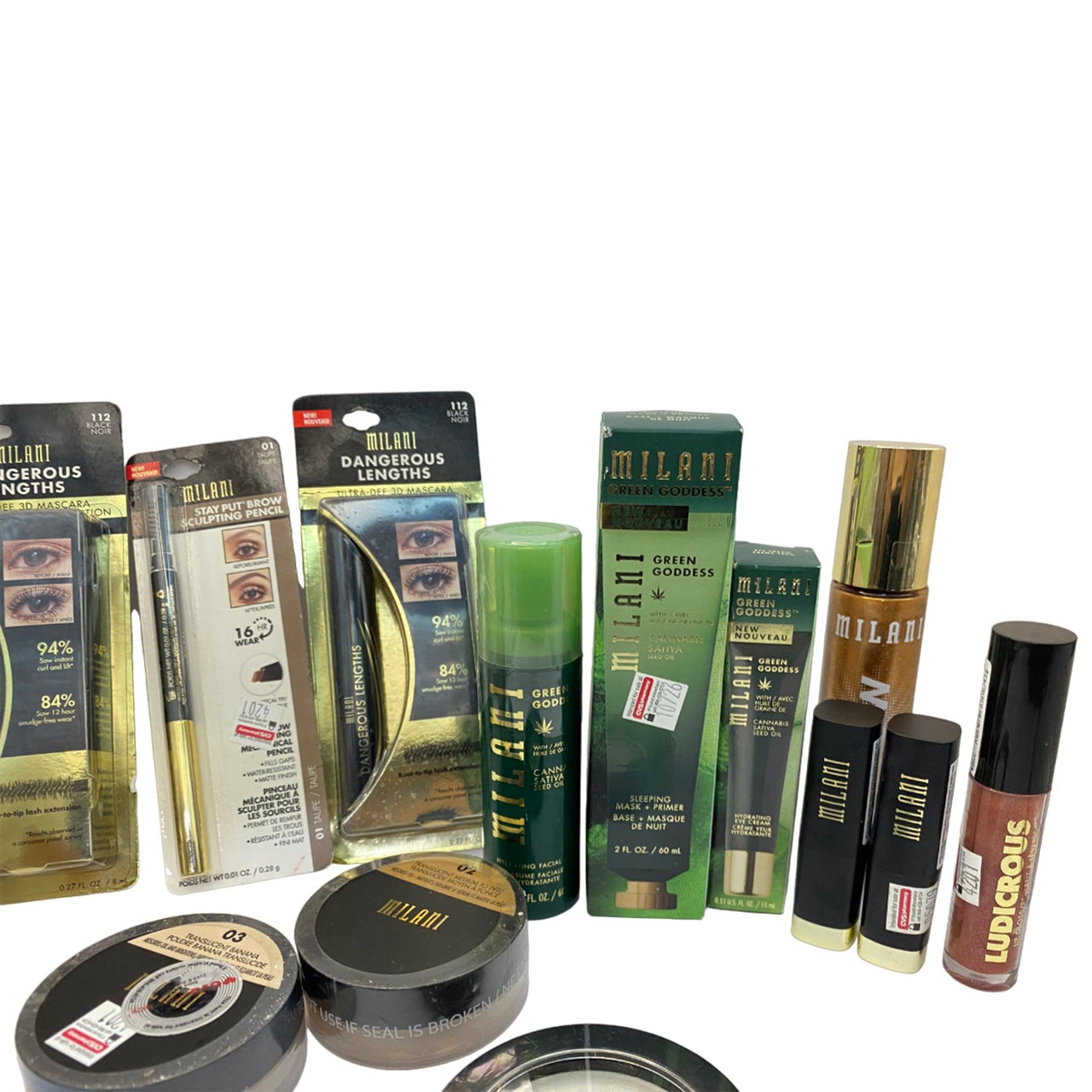 Assorted Milani Makeup Products (50 Pcs Box) - Discount Wholesalers Inc