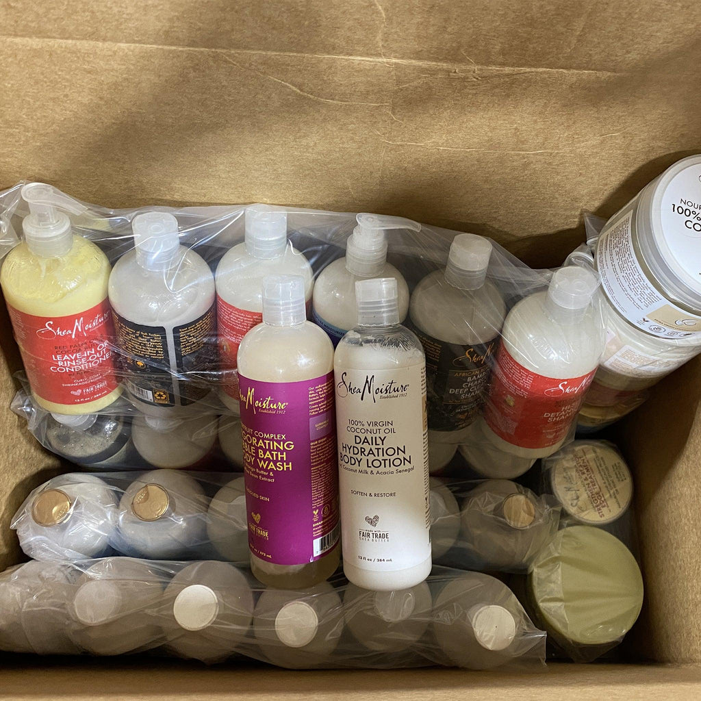 Assorted Mix of Shea Moisture Hair Care Products (50 Pcs Box) - Discount Wholesalers Inc