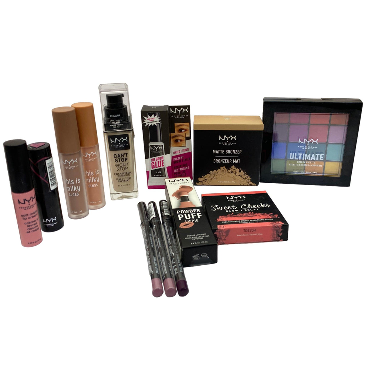 Assorted NYX Makeup Products (50 Pcs Box) - Discount Wholesalers Inc