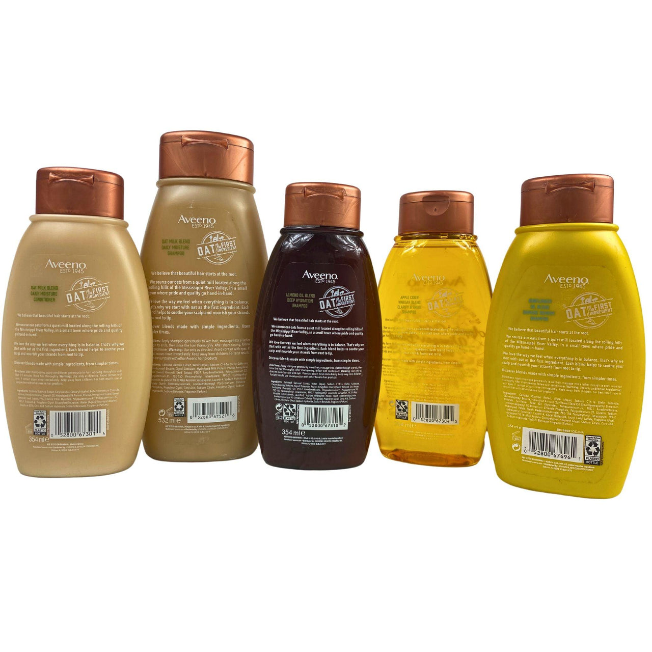 Aveeno Assorted Mix Shampoo & Conditioner (35 Pcs Lot) - Discount Wholesalers Inc