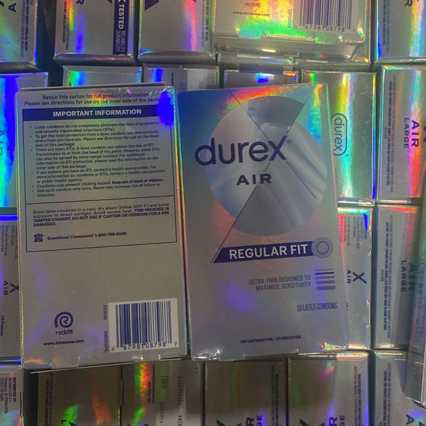 Durex Air Mix includes Regular Fit & Wide Fit 