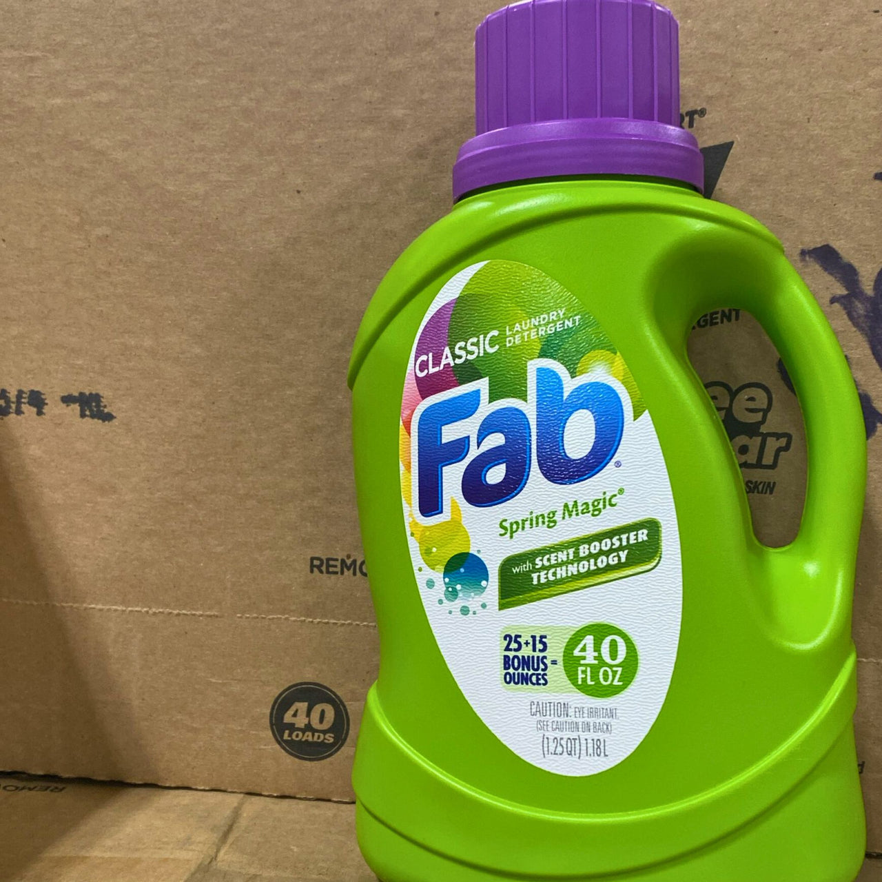 FAB Detergent 40OZ 