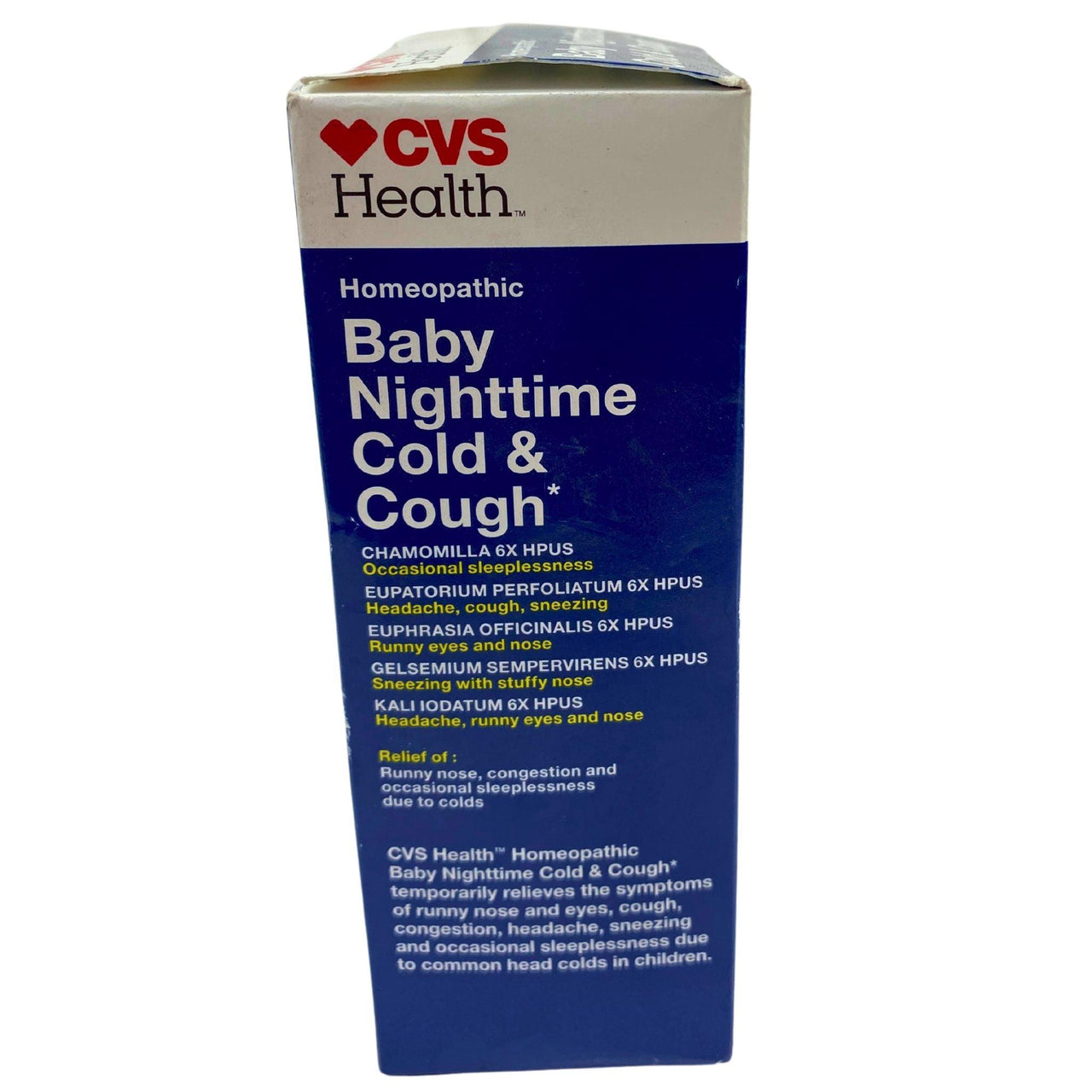 Baby Nigttime Cold & Cough Homeopatic 4fl Oz 118 ml (45 Pcs Lot) - Discount Wholesalers Inc