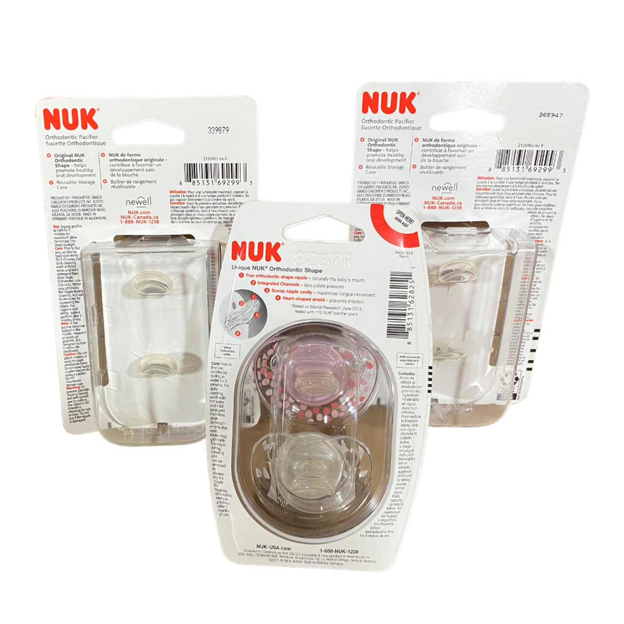 Baby Nuk Pacifiers Assorted (50 Pcs Box) - Discount Wholesalers Inc