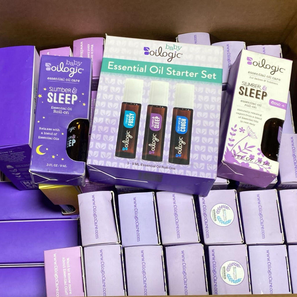 Baby Oilogic Mix Sleep Essential Oil Care & Essential Oil Starters (70 Pcs Lot) - Discount Wholesalers Inc