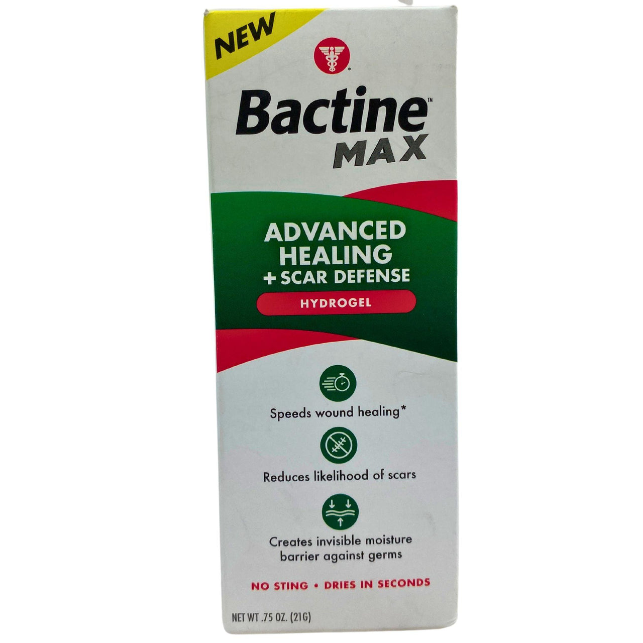 Bactine Max Advanced Healing + Scar defense hydrogel .75OZ - 60 pieces - Discount Wholesalers Inc