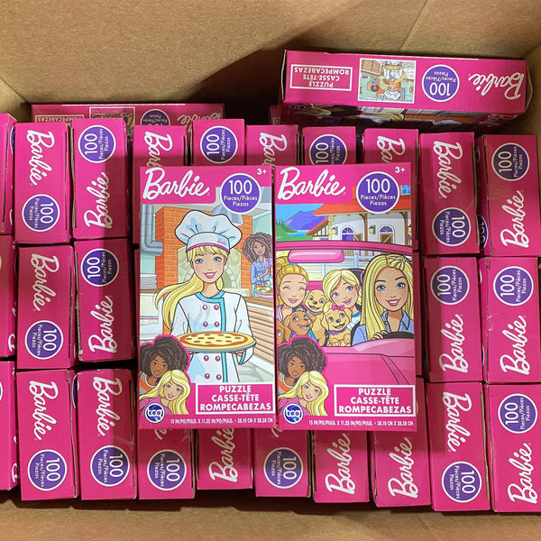 Barbie Puzzles Assorted (35 Pcs Box) - Discount Wholesalers Inc