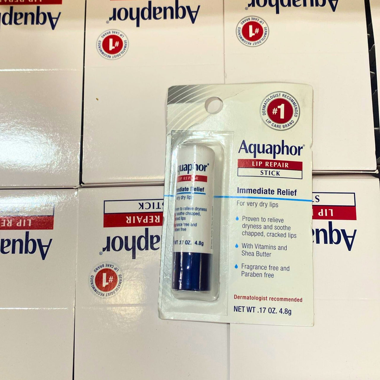 Aquaphor Lip Repair Stick Immediate Relief for very dry Lips