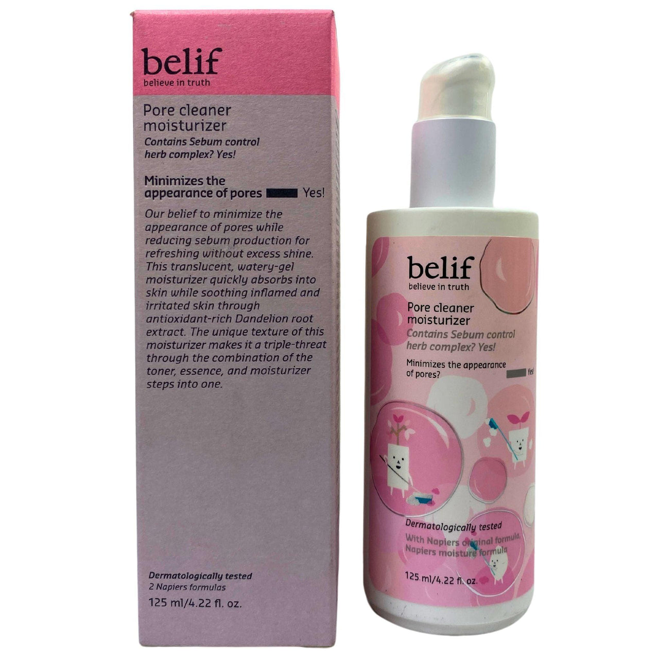 Belif Believe In Truth Pore Cleaner Moisturizer Dermatologically Tested 4.22oz (48 Pcs Lot) - Discount Wholesalers Inc