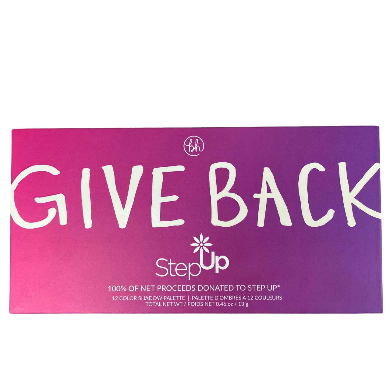 BH Cosmetics Give Back Step Up 12 Color Shadow Palette (25 Pcs Lot) - Discount Wholesalers Inc