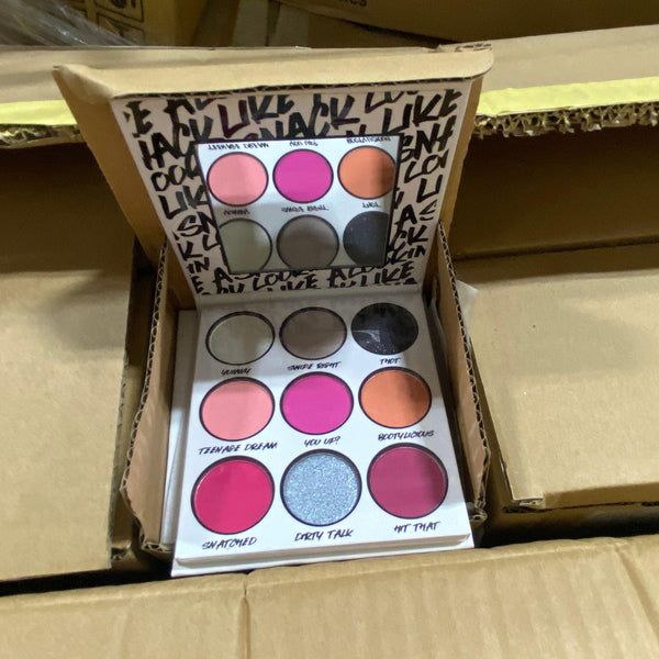 BH Cosmetics Lookin' Like A Snack 9 Color Shadow Palette (30 Pcs Lot) - Discount Wholesalers Inc
