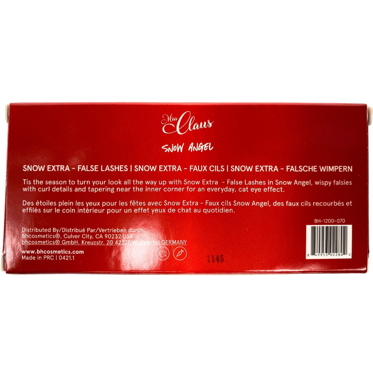BH Cosmetics Snow Angel Snow Extra False Lashes (50 Pcs Lot) - Discount Wholesalers Inc