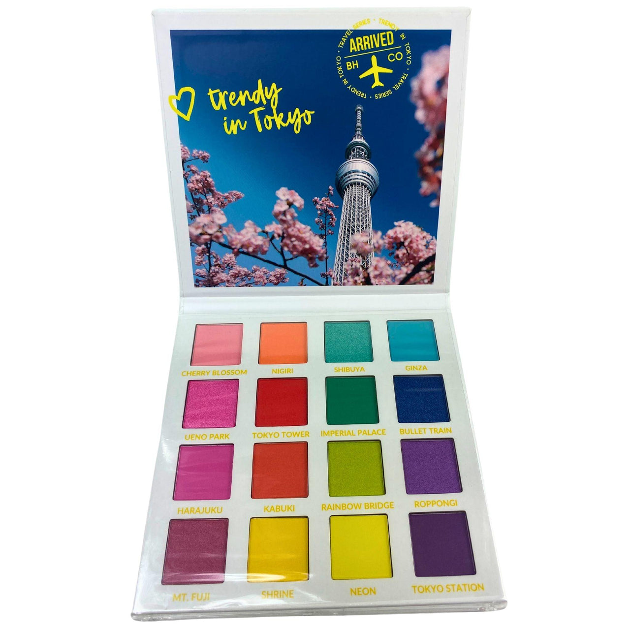 BH Cosmetics Tokyo 16 Color Shadow Palette (36 Pcs Lot) - Discount Wholesalers Inc